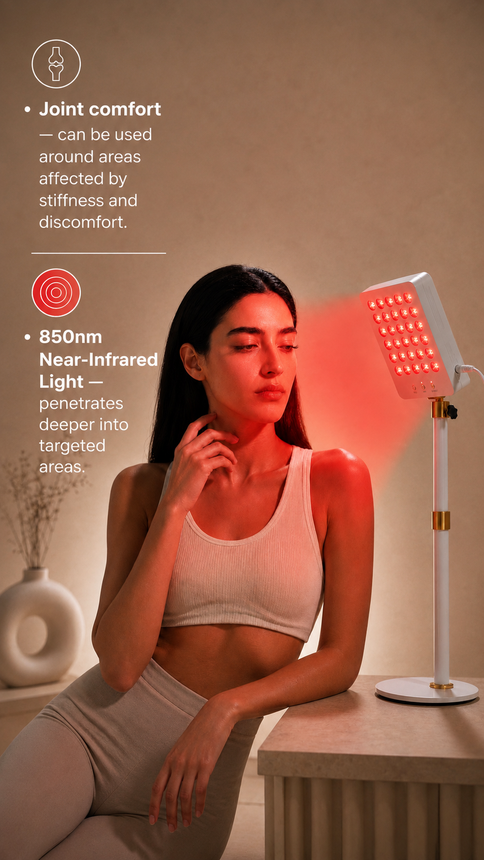 Kroma Glow Pro- red light therapy lamp