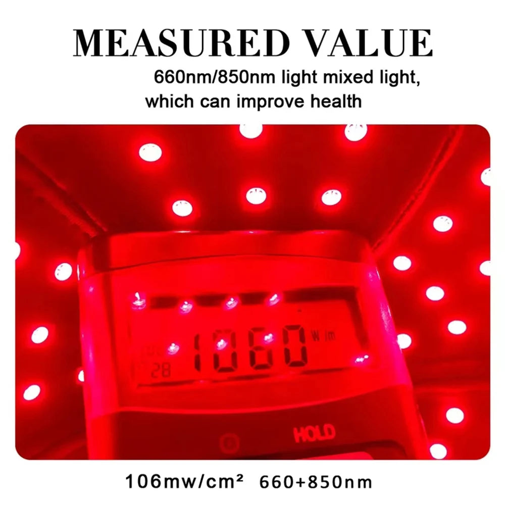 660nm & 850nm Red Light Therapy Hair Growth Cap