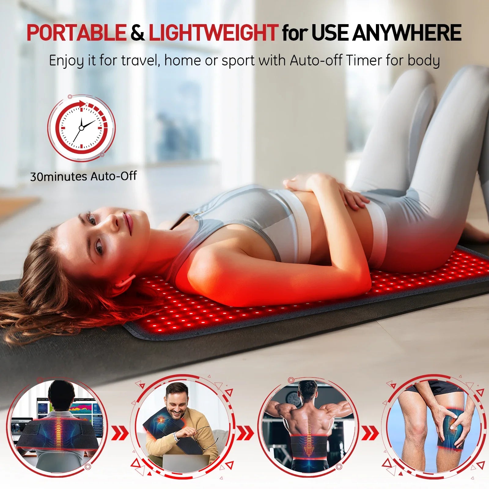 Red Light Therapy Body Mat