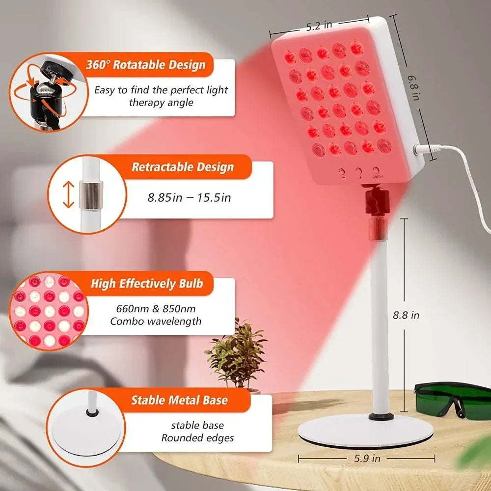 Red Light Therapy Desk Lamp